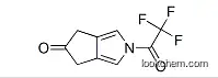 Molecular Structure of 445389-16-2 (Cyclopenta[c]pyrrol-5(1H)-one, hexahydro-2-(trifluoroacetyl)-, (3aR,6aS)-rel- (9CI))